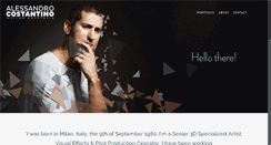 Desktop Screenshot of alessandrocostantino.com