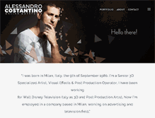 Tablet Screenshot of alessandrocostantino.com